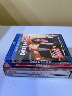 Set of 5 Classic Comedy DVD’s & Blu-Ray Movies for Date Night or Movie Night